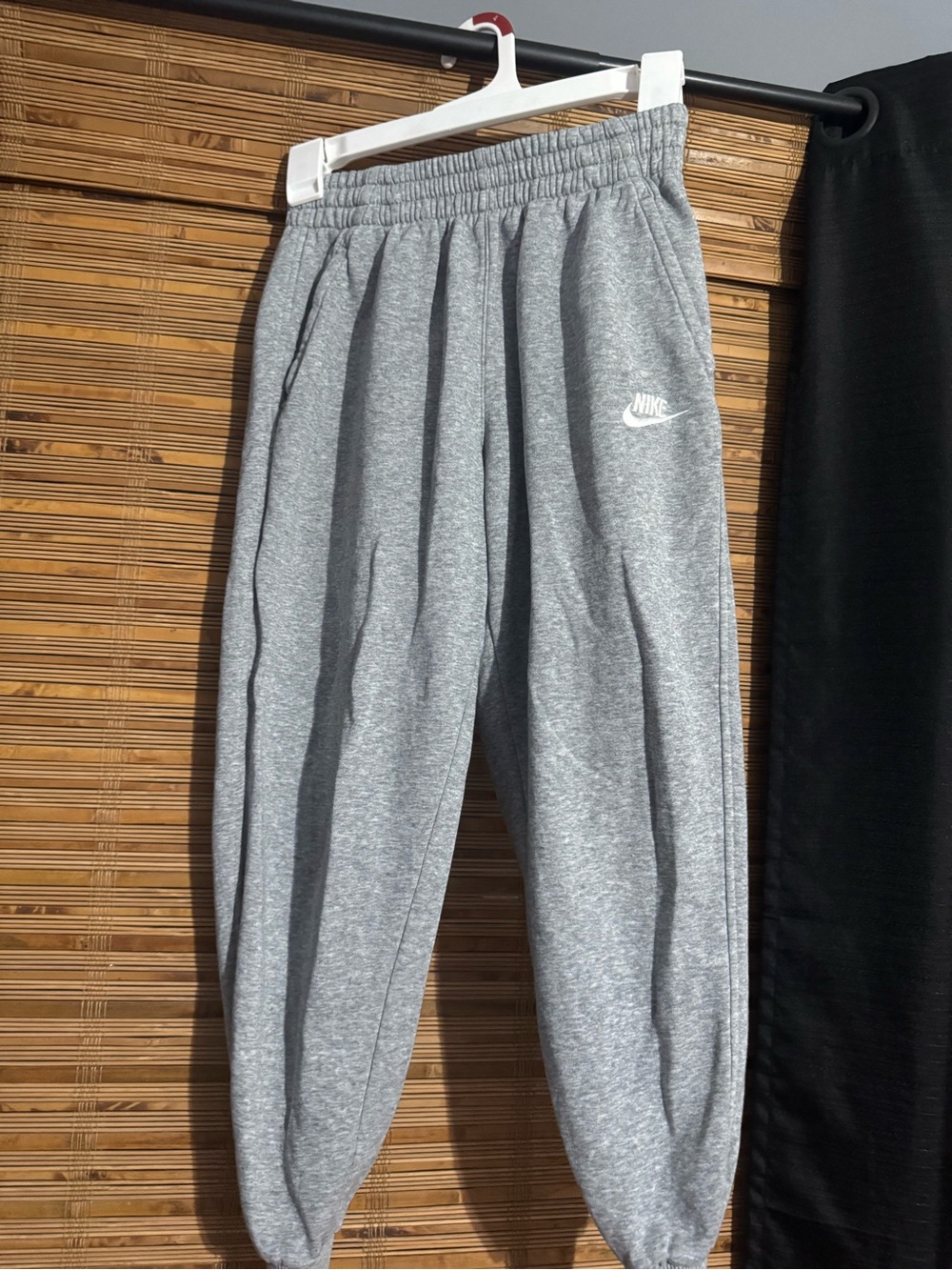 Nike Heather Gray & black Kids Sweatpants, black Jordan